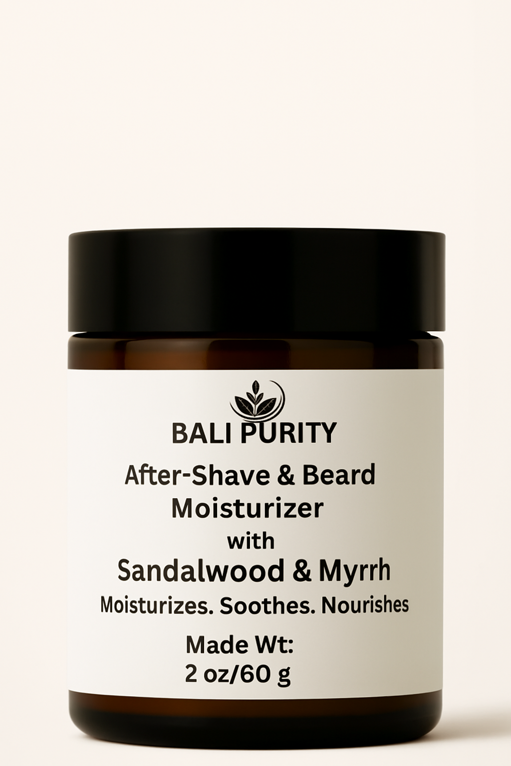 After Shave and Beard Balm Men’s Care (2 oz Glass Jar)