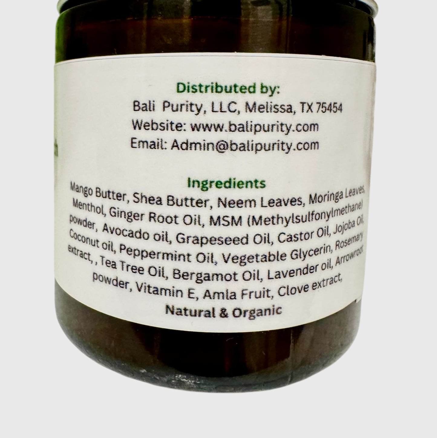 Anti-Dandruff & Anti-Itch Scalp & Hair Butter (4 oz Glass Jar)