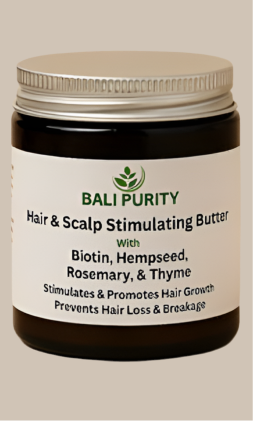 Hair & Scalp Stimulating Balm (4 oz Glass Jar)