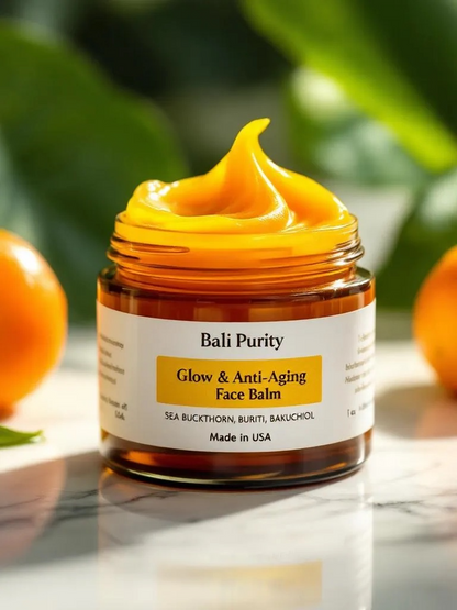 Glow & Anti-Aging Face Balm    (1 oz/30 g Glass Jar)